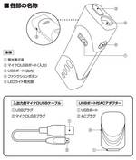 ENERG USBモバイルチャージャー EM-L544B画像02