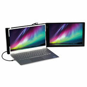 場所を選ばず２画面で作業できる、ノートPCと一体化するサブモニター「モバイルモニター KZ-13MT」発売