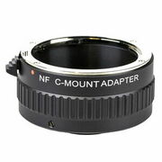 監視カメラなどのCマウントカメラに、ニコンFレンズを取り付けられる「CマウントアダプターII」発売