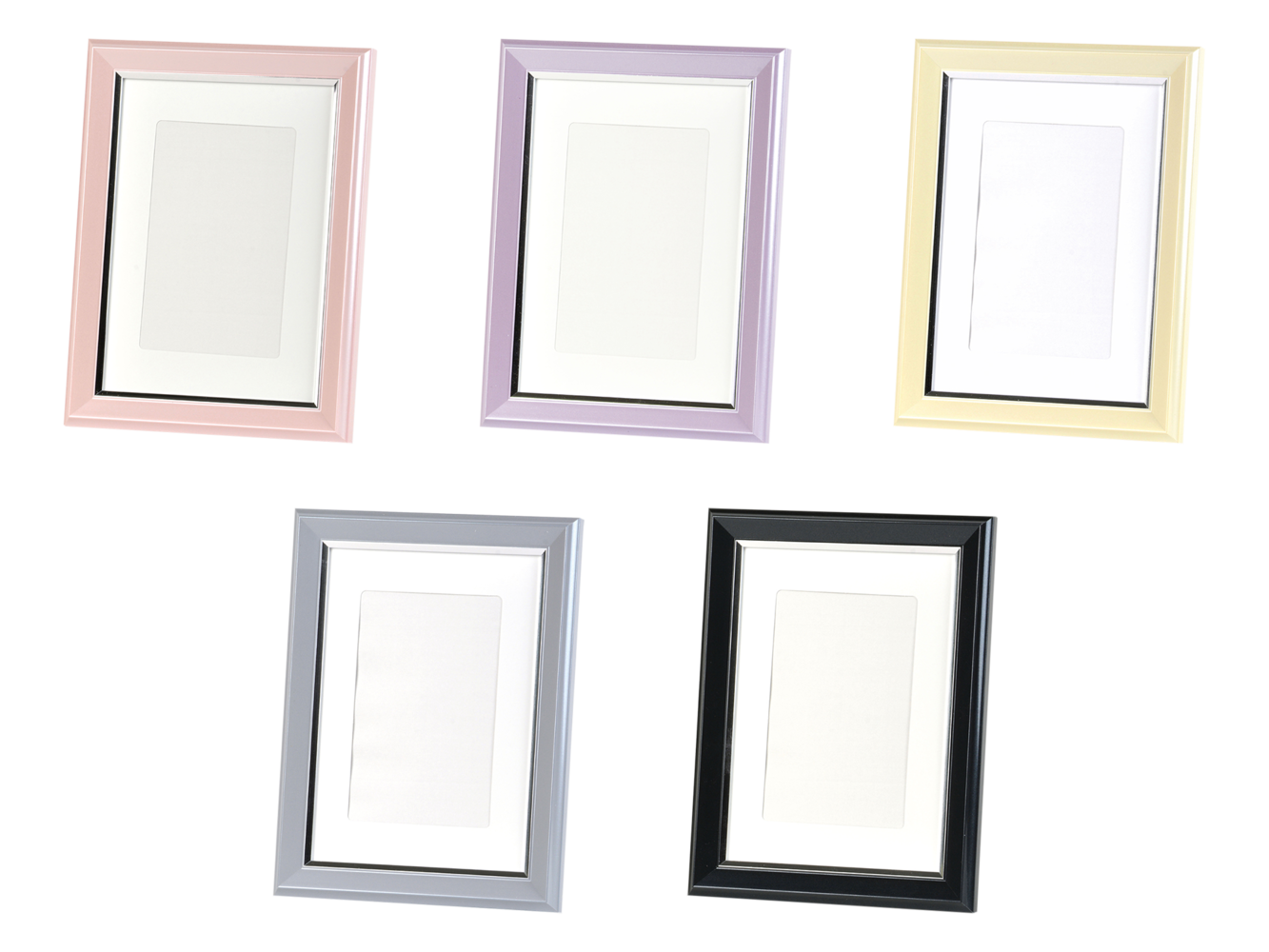 カラー遺影額セット『メモリアルセット』　 〔太い額〕仏事用額・葬儀額セット(遺影額)　大小セットＡ(グレー)〔代引不可〕 : カラー遺影額セット『メモリアルセット』 □太い額