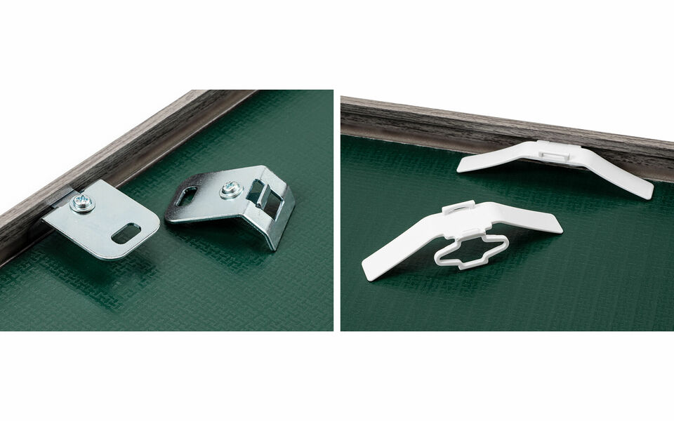 吊り金具、裏板押さえバネ