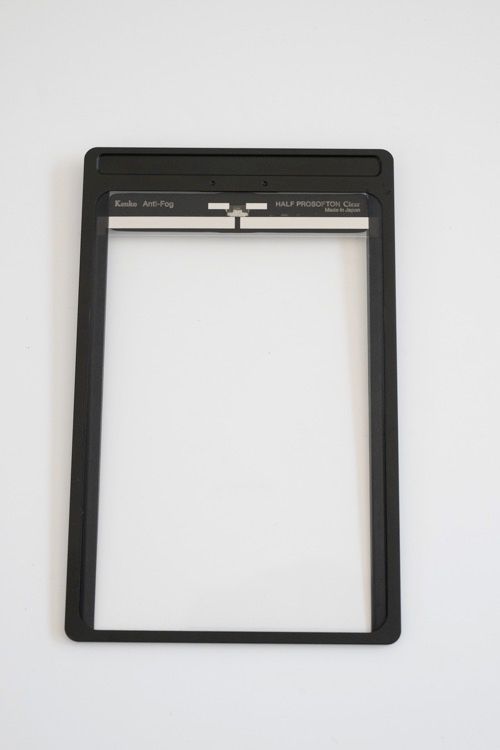 Cokin NXフィルターフレームにAnti-Fog プロソフトンクリアを入れたところ