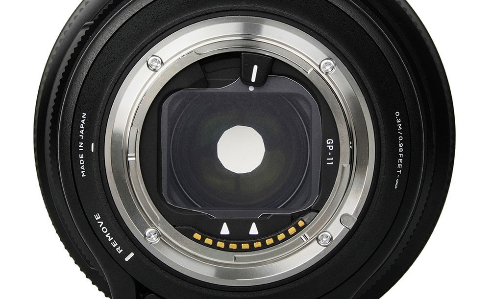 リアフィルターホルダーに装着した例