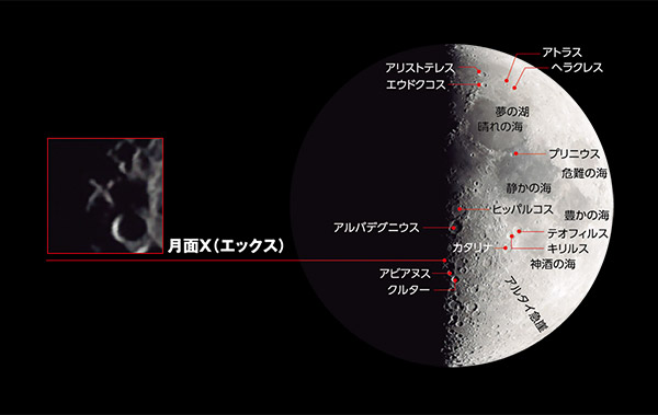 8月15日 月面Ｘが見られる