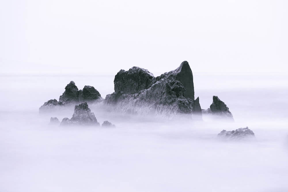 雲の流れを長時間露光 撮影例2