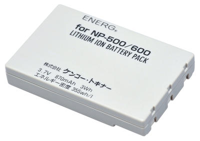 ENERGデジタルカメラ用バッテリー　コニカミノルタNP-500/600対応　M-#1073画像