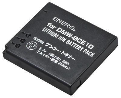 ENERGデジタルカメラ用バッテリー　パナソニックDMW-BCE10対応 P-#1041画像