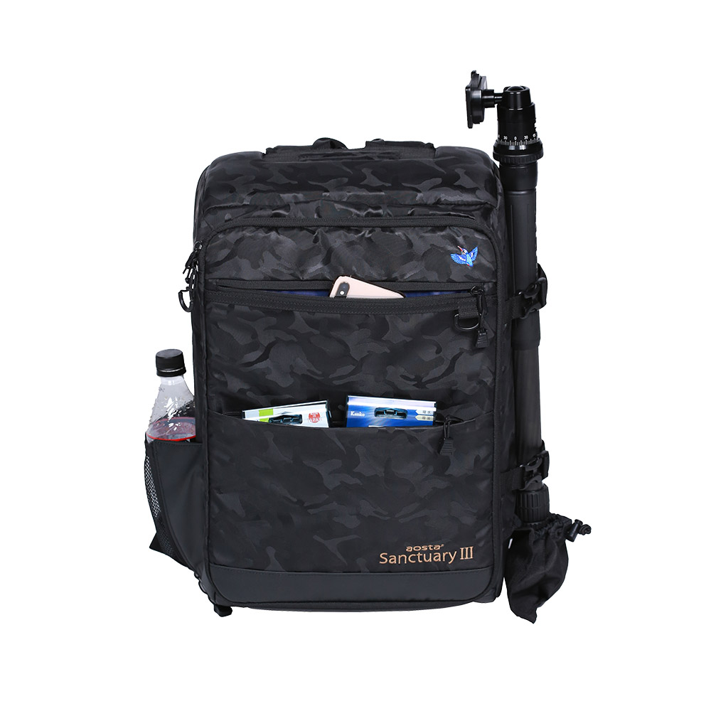 Kenko aosta Sanctuary III ブラックカモフラージュ柄 Sanctuary III ISリュック | ケンコー・トキナー