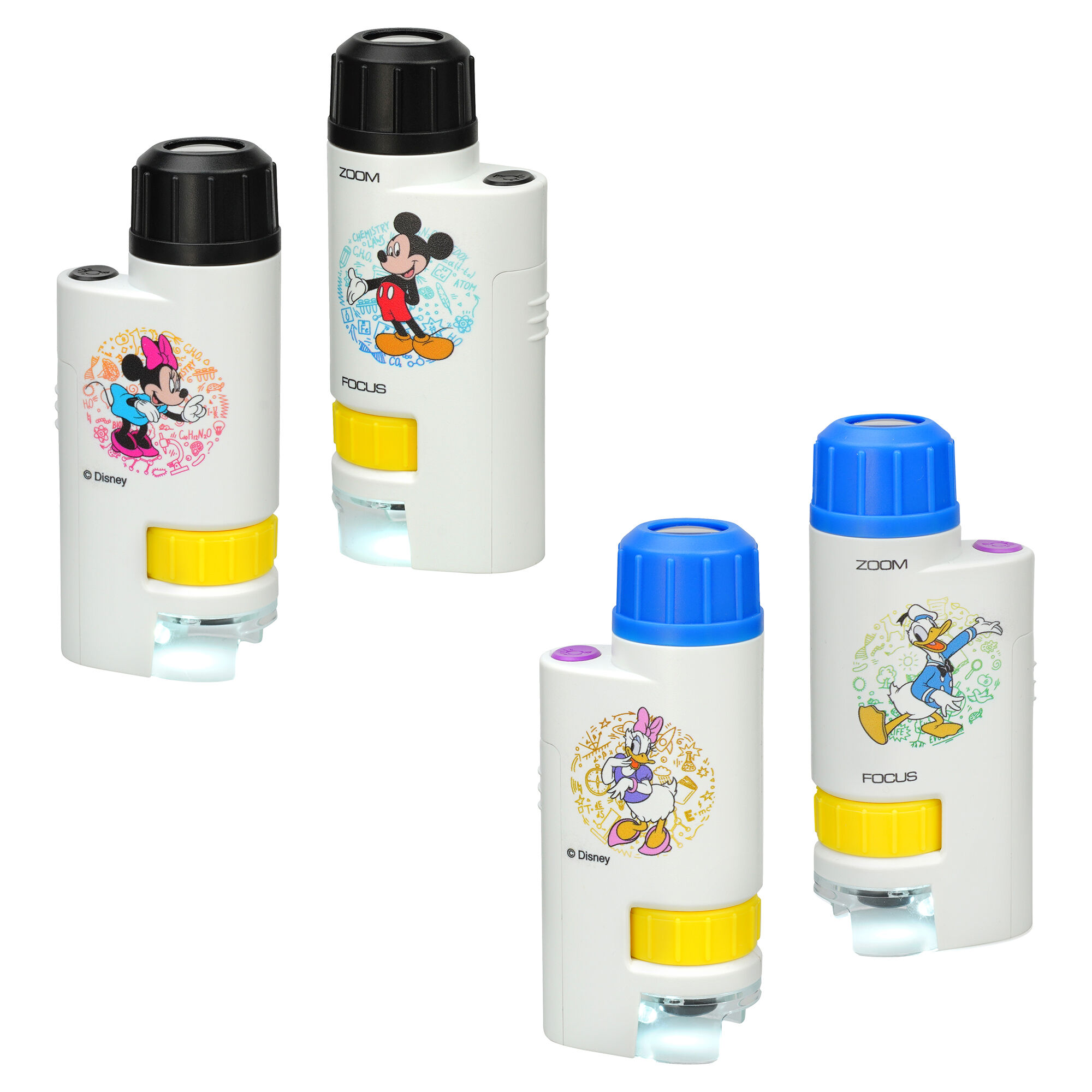 ディズニーキャラクター 顕微鏡