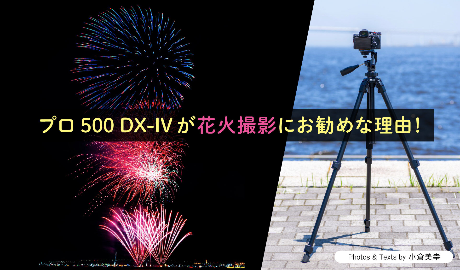 プロ 500 DX-IVが花火撮影にお勧めな理由!